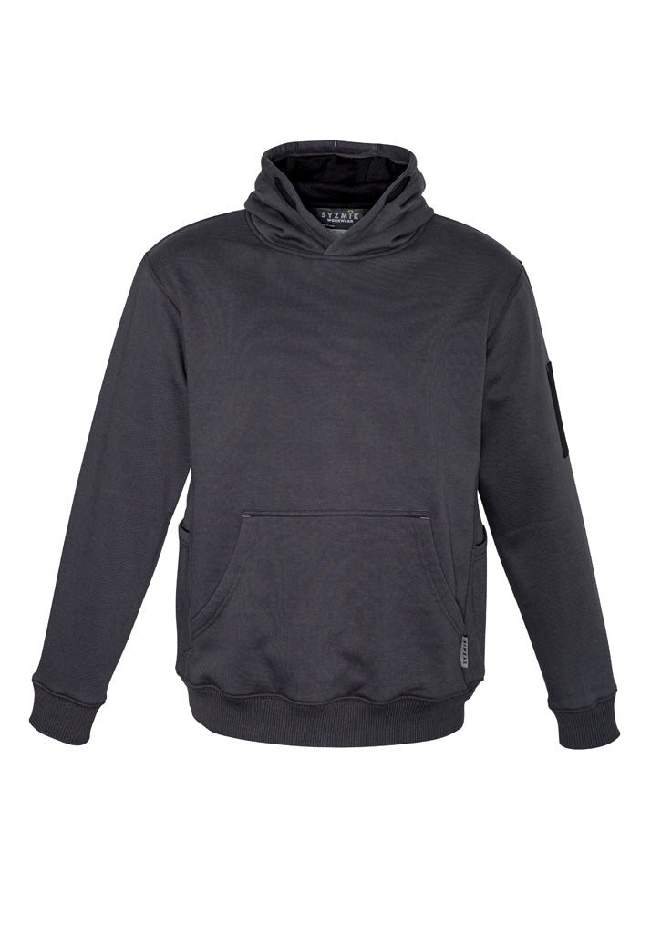 Unisex Multi-Pocket Hoodie Charcoal/Black back