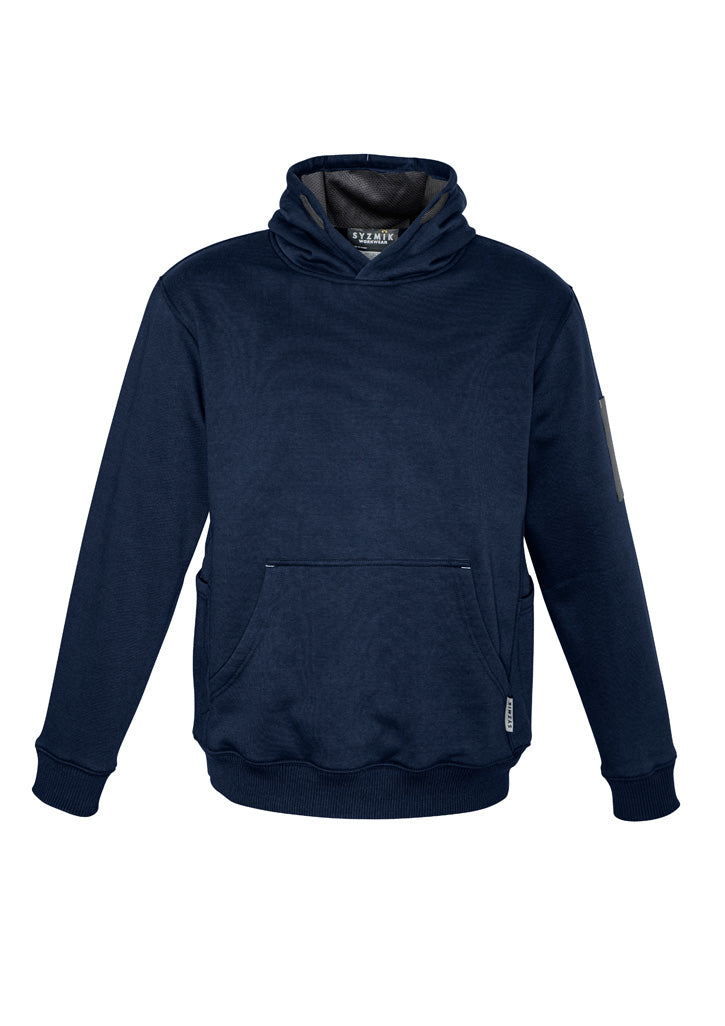 Unisex Multi-Pocket Hoodie Navy/Charcoal back