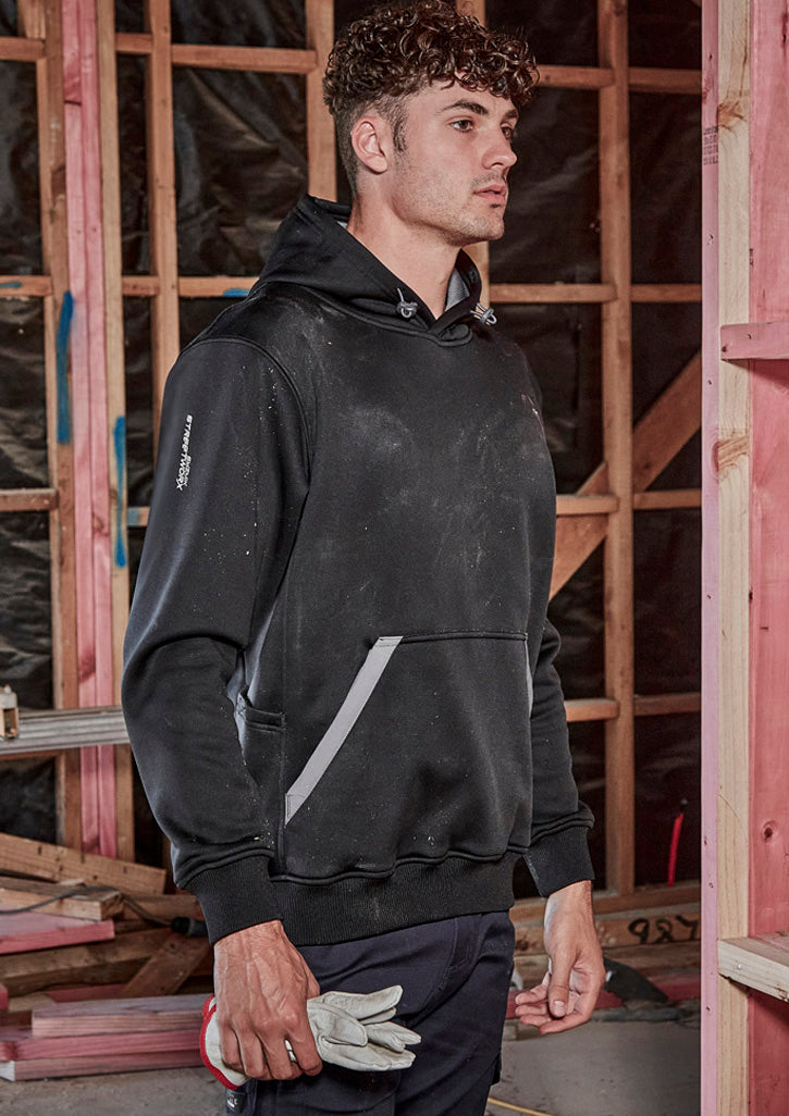 Unisex Water Resistant Hoodie Black back