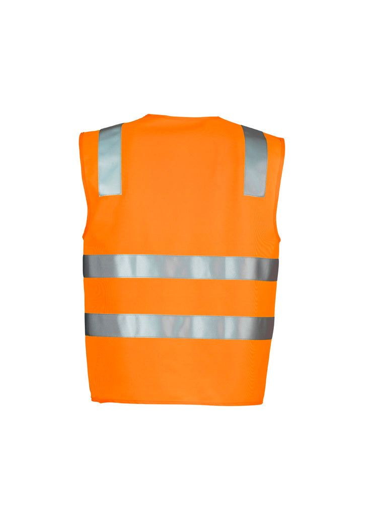 Unisex Hi Vis Basic Vest Orange back
