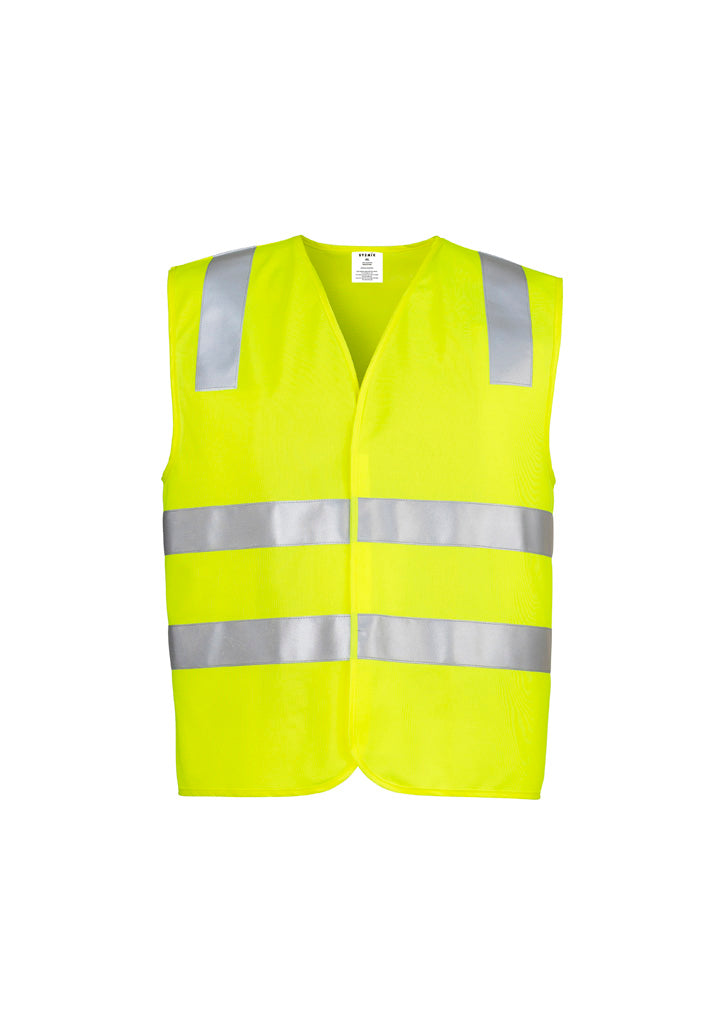 Unisex Hi Vis Basic Vest Yellow front