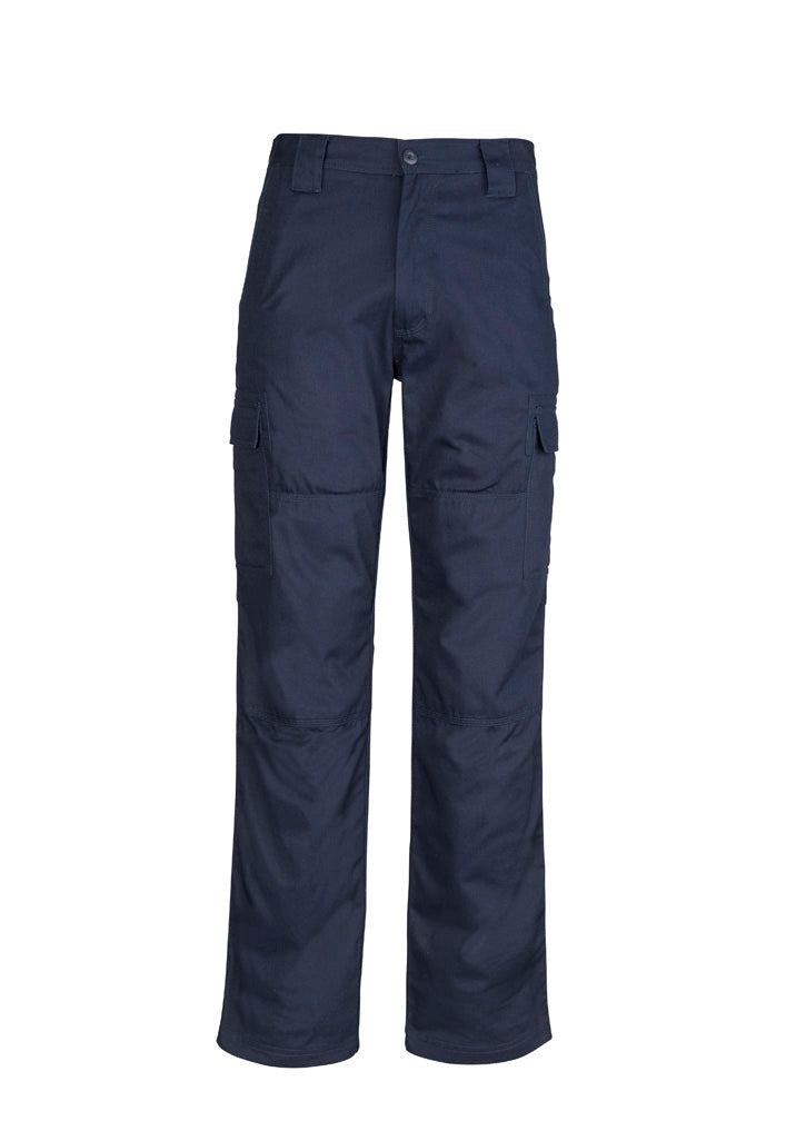 Mens Midweight Drill Cargo Pant (Regular) Navy back