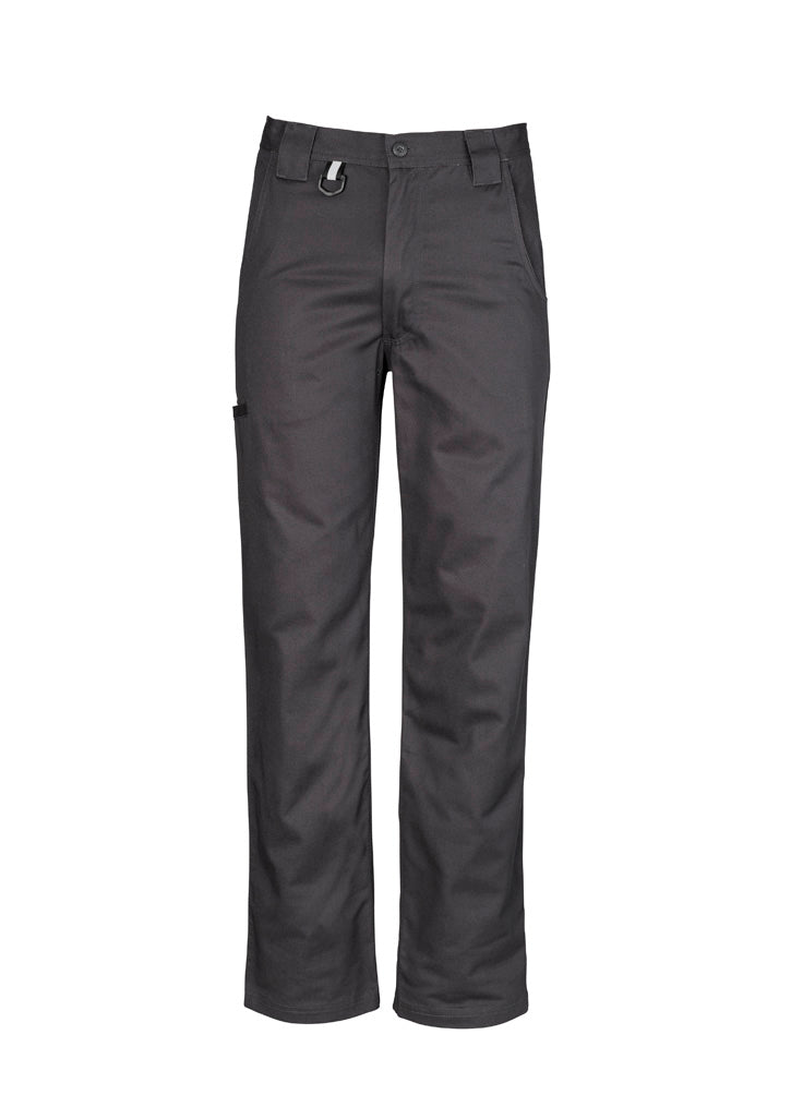 Mens Plain Utility Pant Charcoal front
