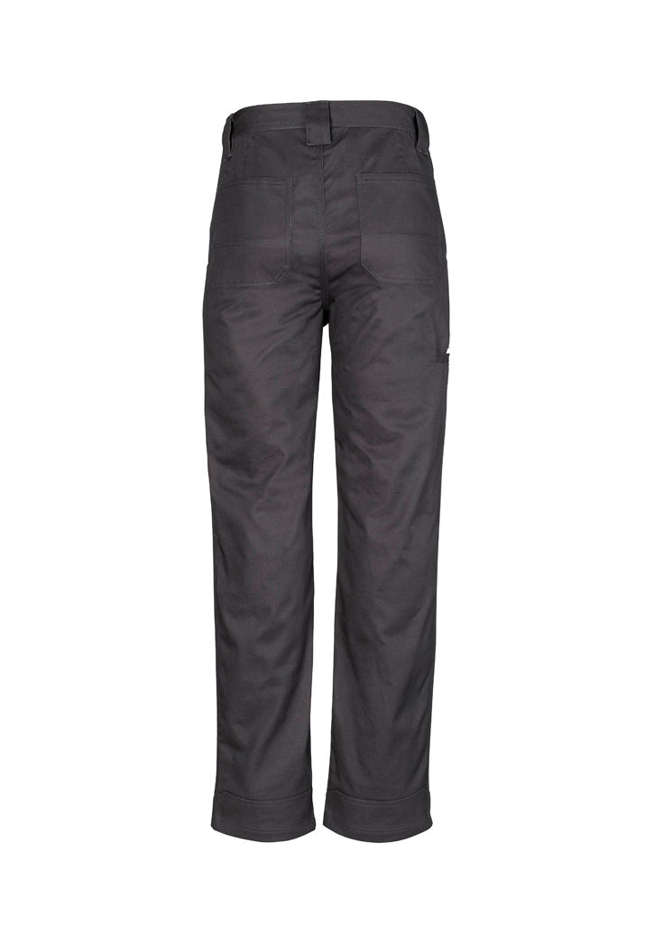 Mens Plain Utility Pant Charcoal back