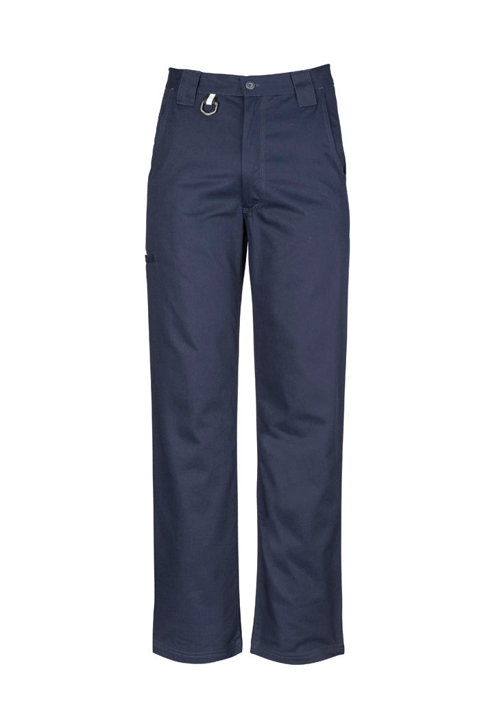 Mens Plain Utility Pant Navy front