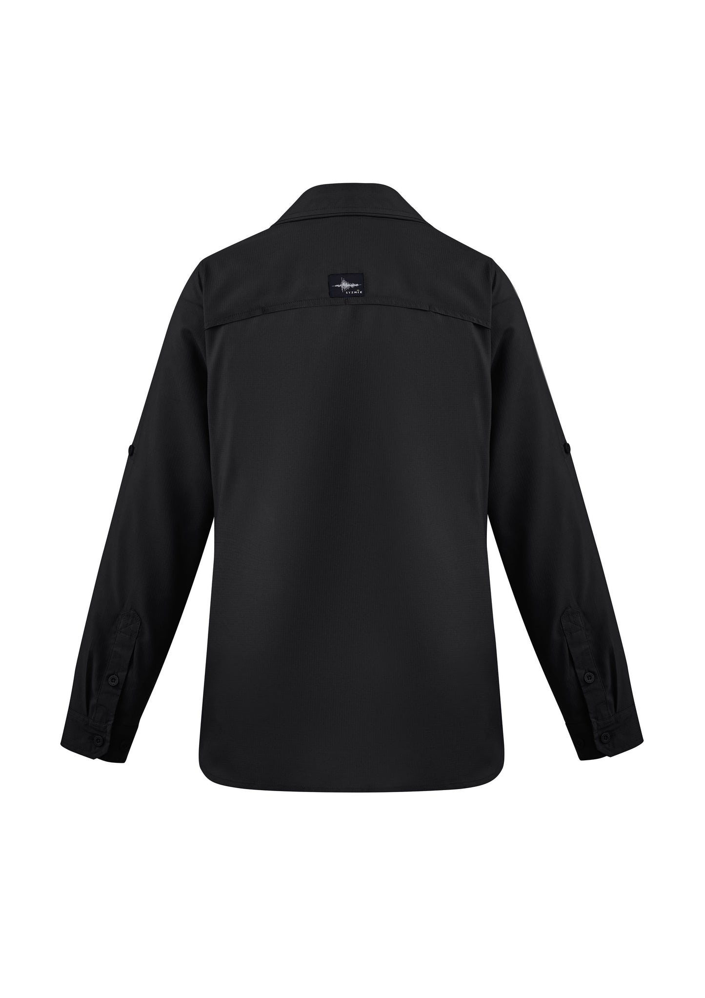 Womens Outdoor Long Sleeve Shirt Black back