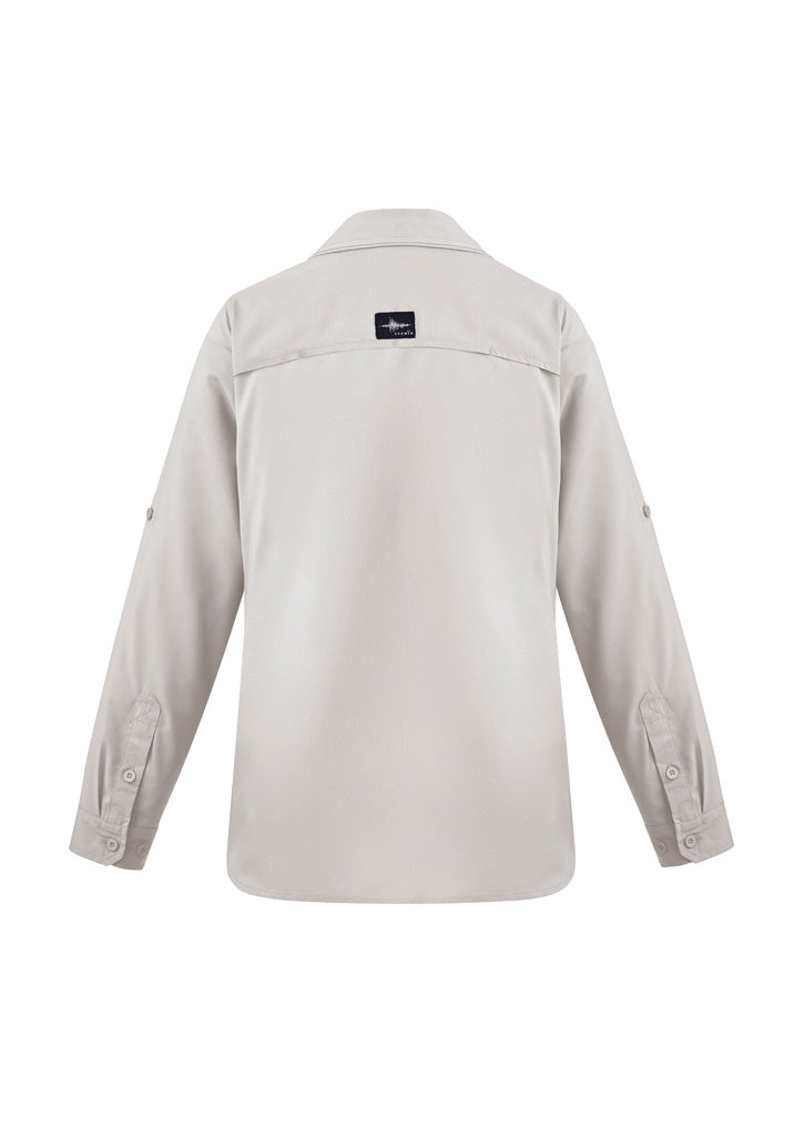 Womens Outdoor Long Sleeve Shirt Natural back