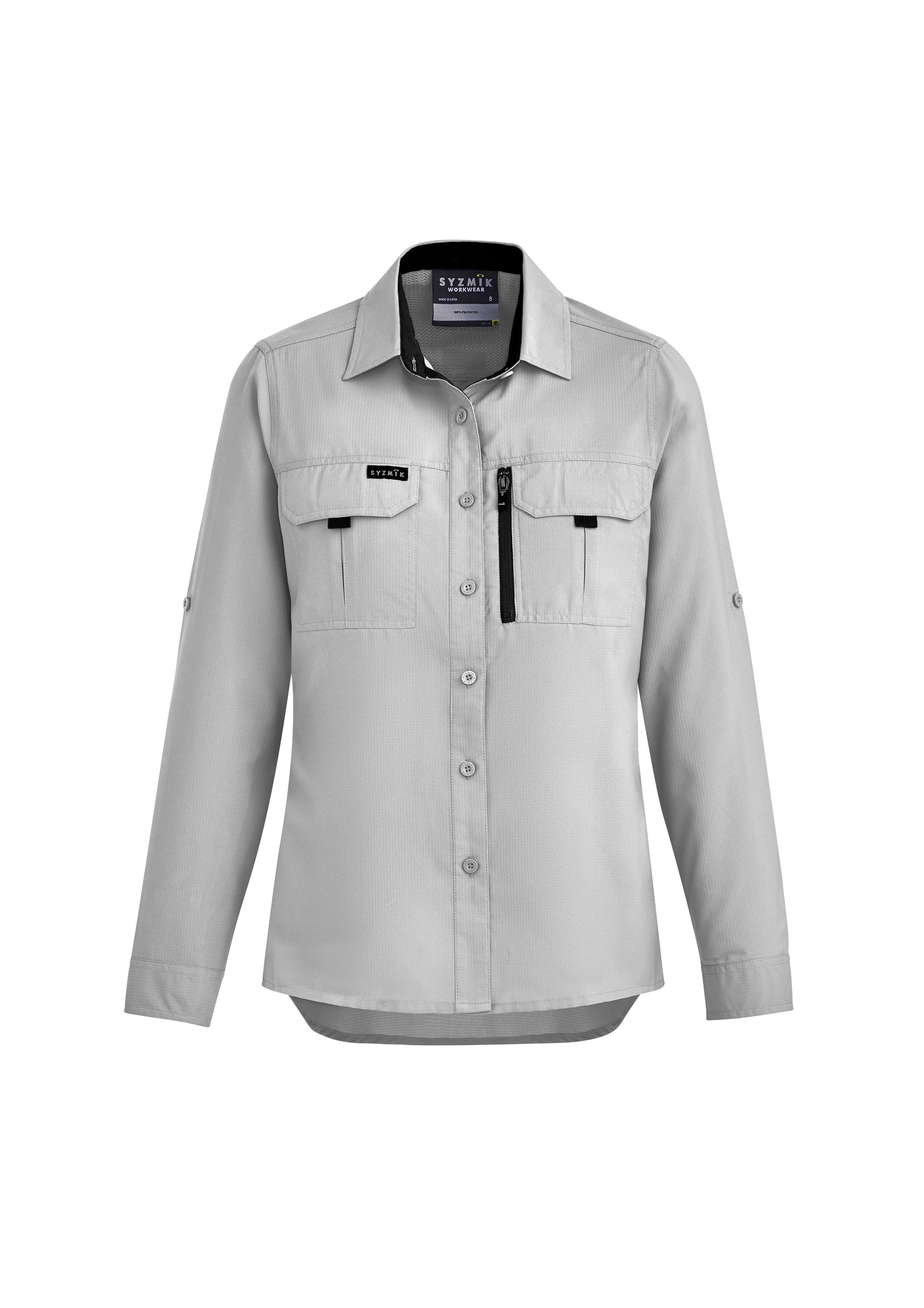 Womens Outdoor Long Sleeve Shirt Stone back