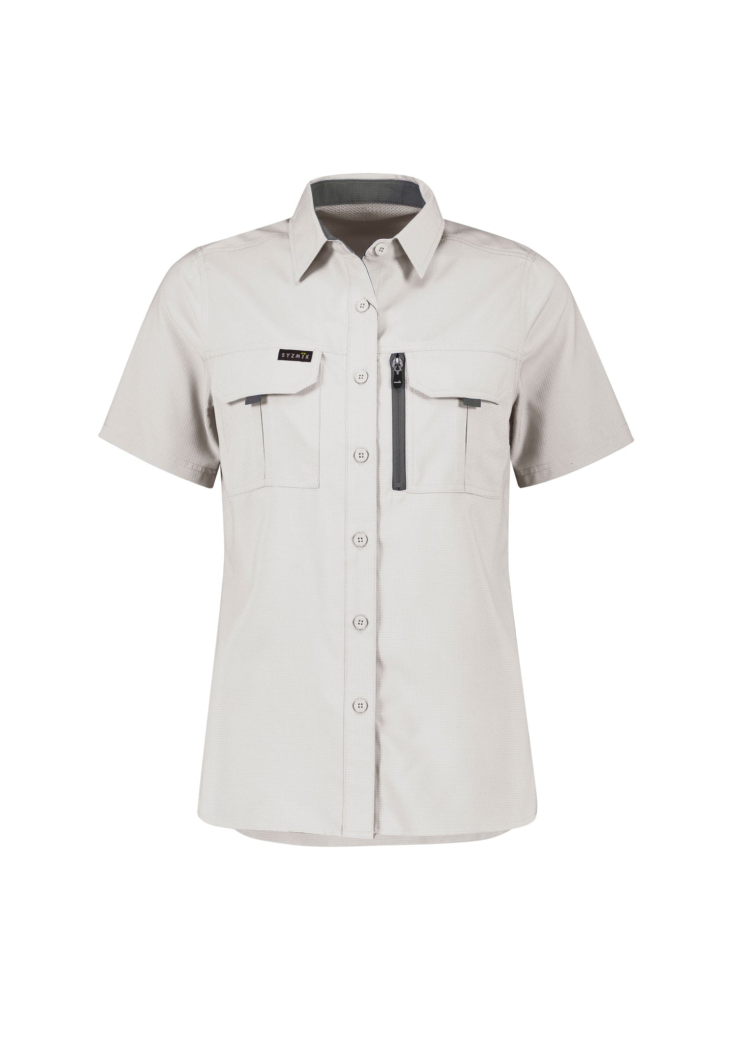 Womens Outdoor Short Sleeve Shirt Natural front
