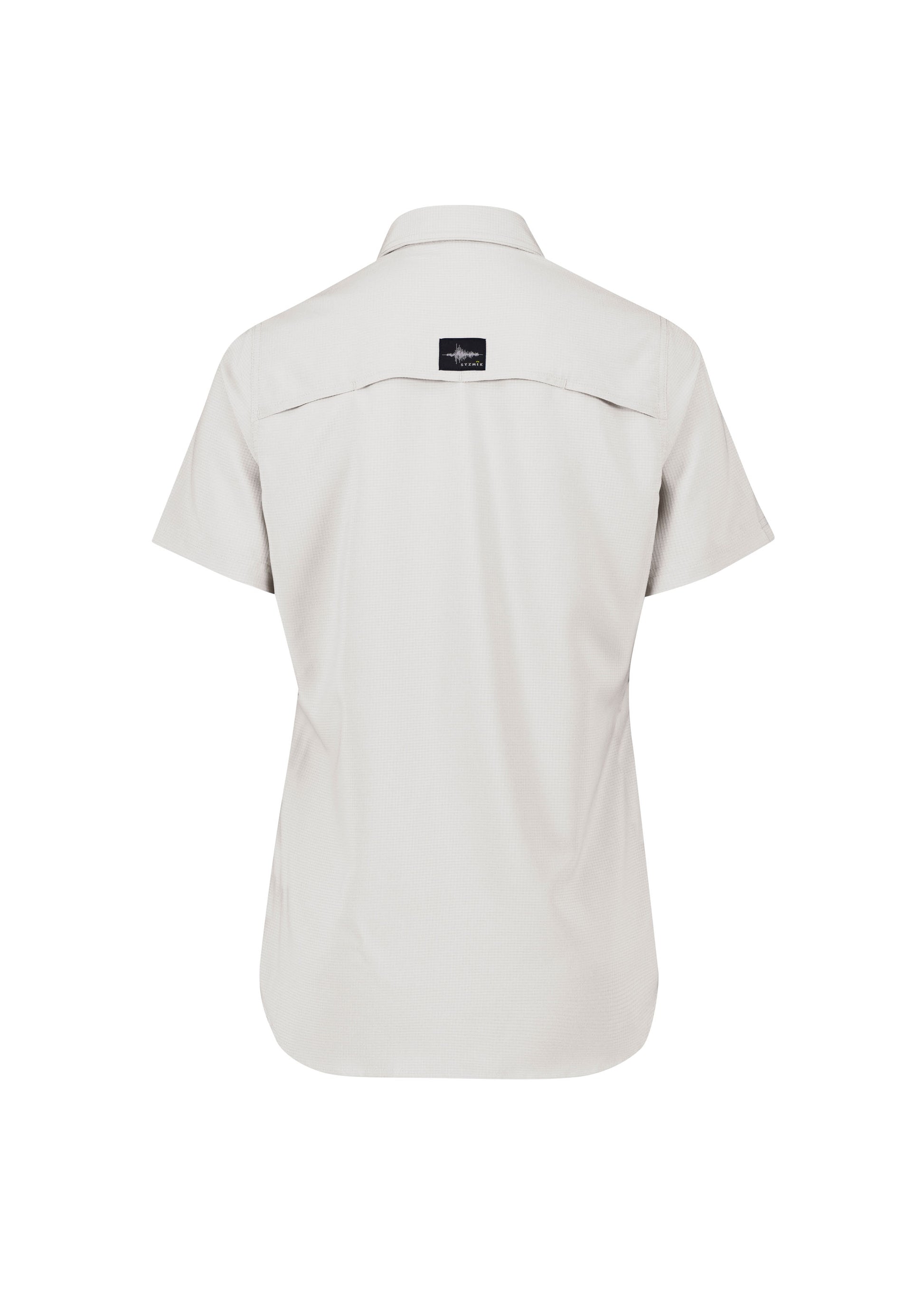 Womens Outdoor Short Sleeve Shirt Natural back
