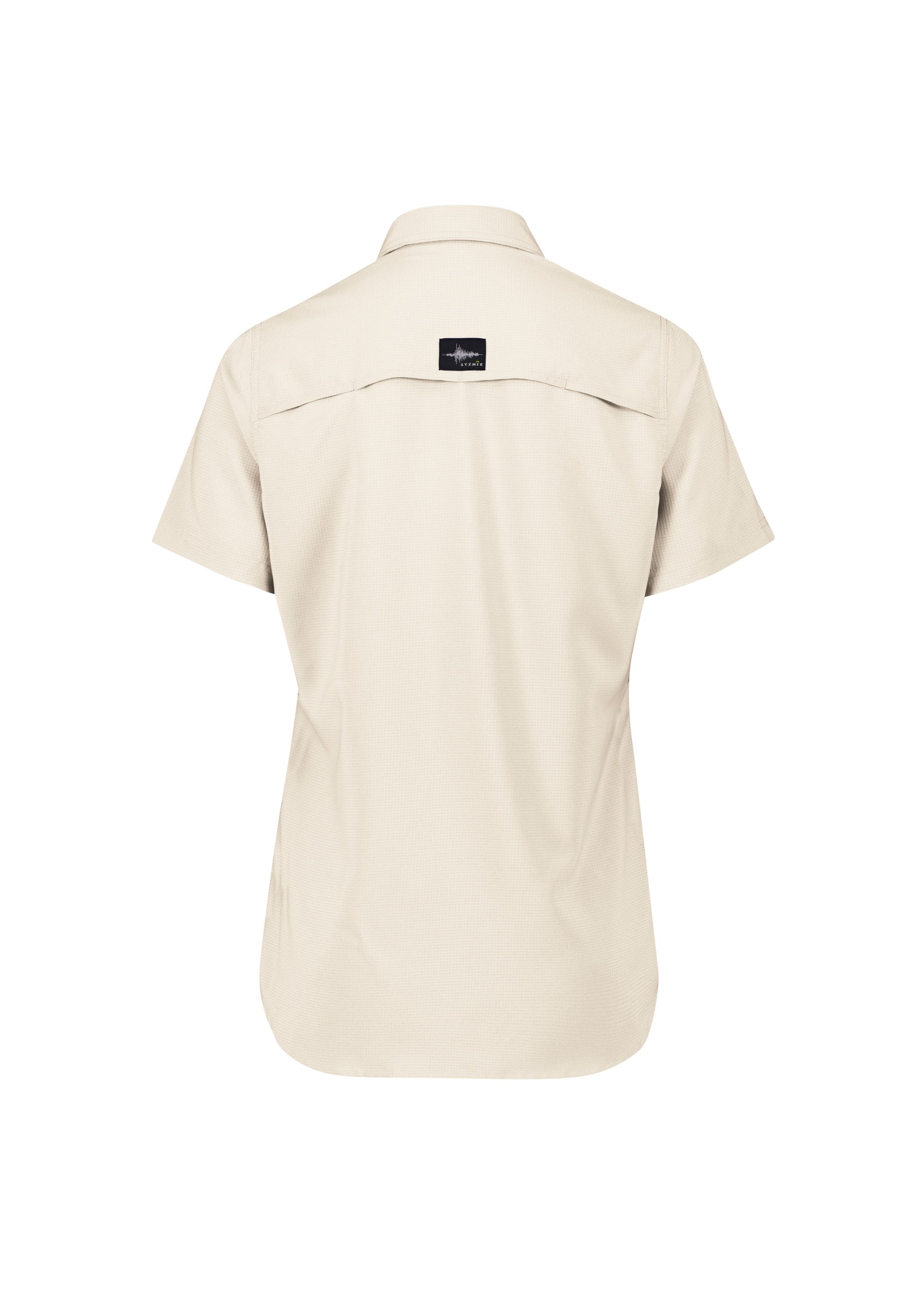 Womens Outdoor Short Sleeve Shirt Sand back