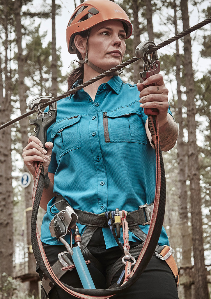 Womens Outdoor Short Sleeve Shirt Diesel front