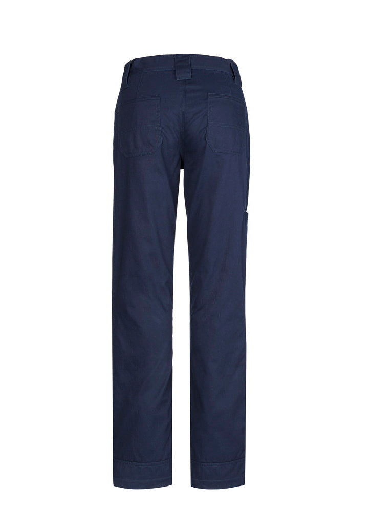 Womens Plain Utility Pant Navy back