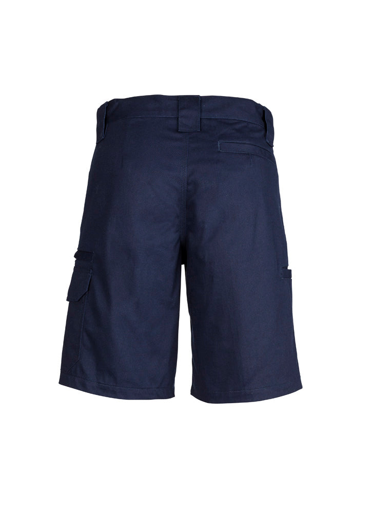 Womens Plain Utility Short Navy back