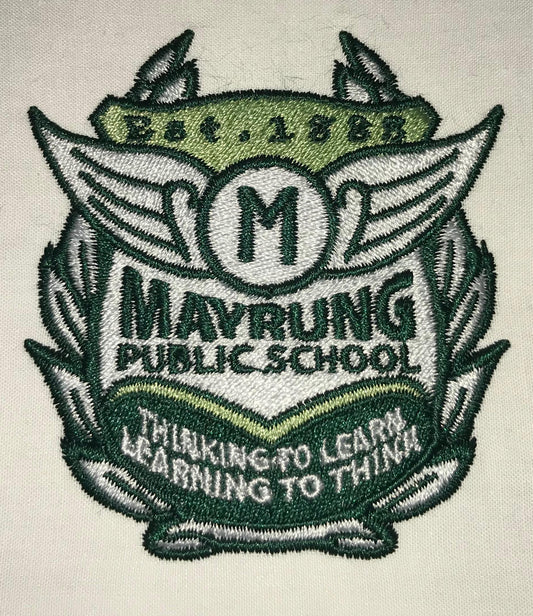 Zip Front Tracksuit Jacket - Mayrung Public School - Bottle Green