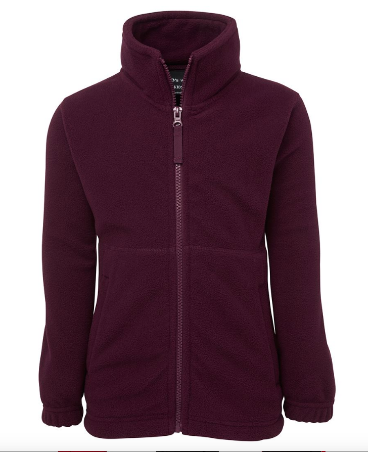 JB's Wear Adults Full Zip Polar Jumper school